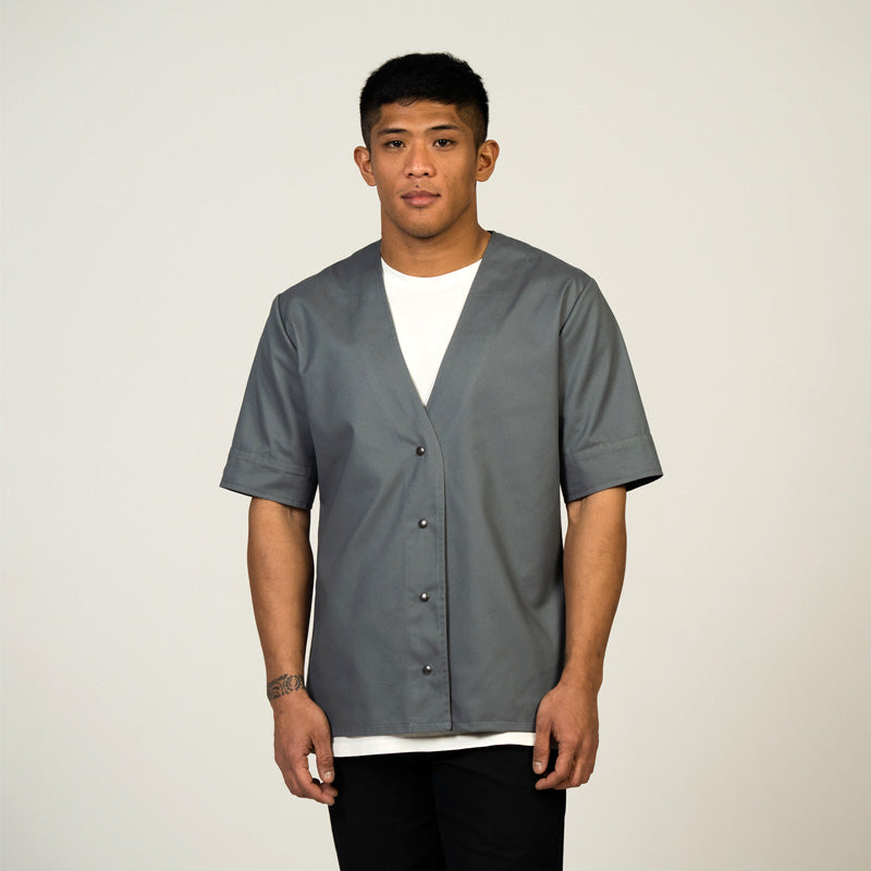 TWILL STAND COLLAR BELTED W JACKET – THE SHOP YOHJI YAMAMOTO